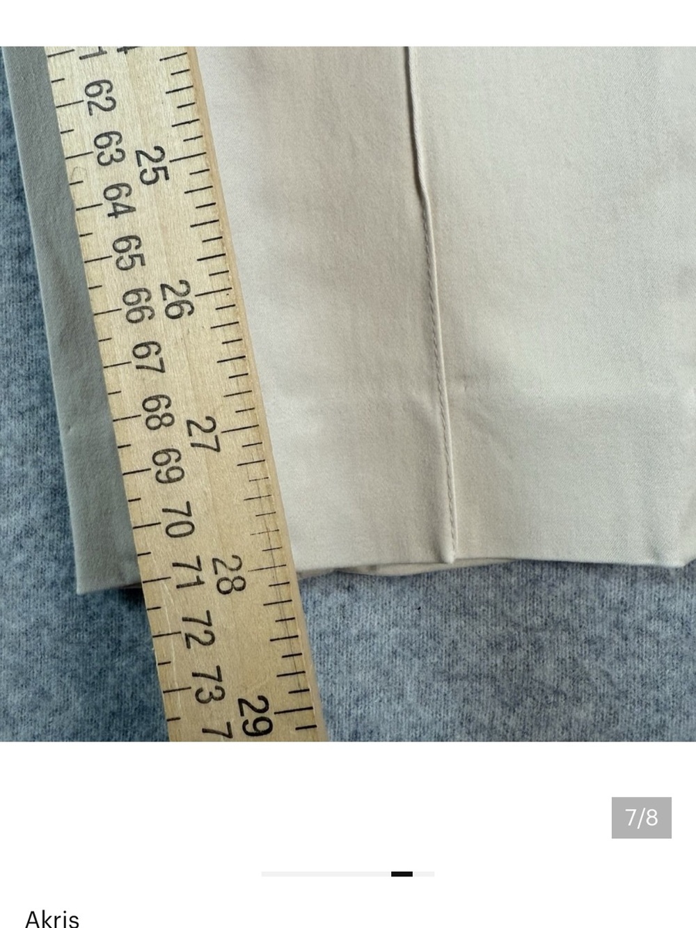 Akris Straight Leg Trousers like new, Runs Small like a Sz 6 - Picture 6 of 7